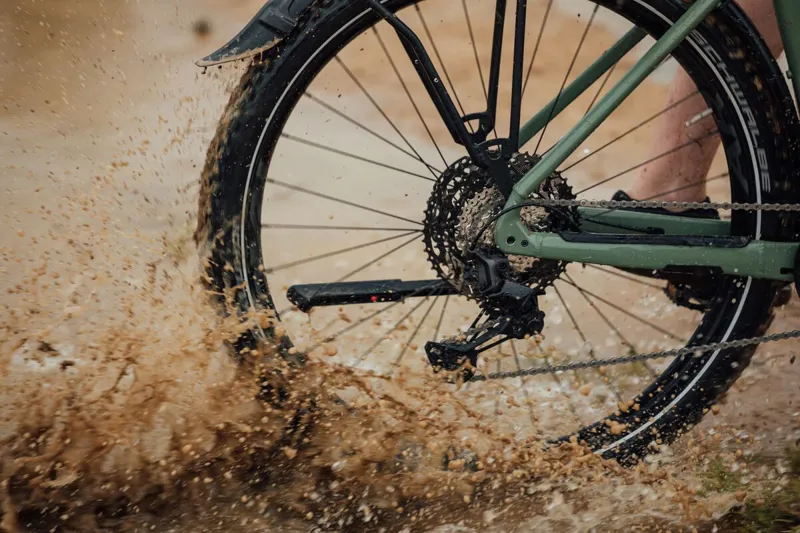 Orbea Kemen SUV 10 Electric Hybrid Bike in Mango - Large-3